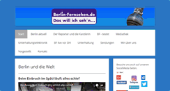 Desktop Screenshot of berlin-fernsehen.de
